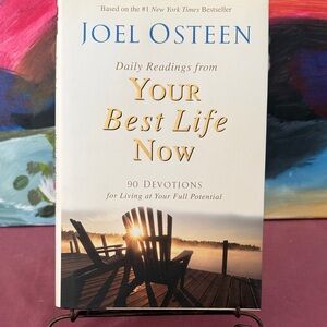 Joel Osteen

Your Best Life Now' Coffee Table Book - Cream and Gold